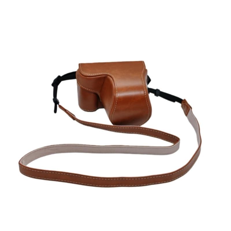 Scratch Resistant Camera Cover Protective Case Camera Storage Bag Leather Texture Suitable for A5000 A5100 Camera