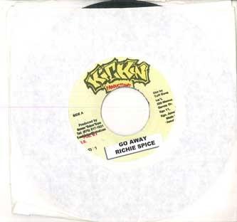 

7inch Record RICHIE SPICE - Go Away NONE KICKIN Jamaica Reggae, Ska & Dub Used