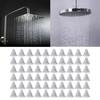 50Pcs Shower Head Replacement Nozzles Sprays Hole Round Tip Shower Head Silicone Nozzle Sprinkler Easy To Install