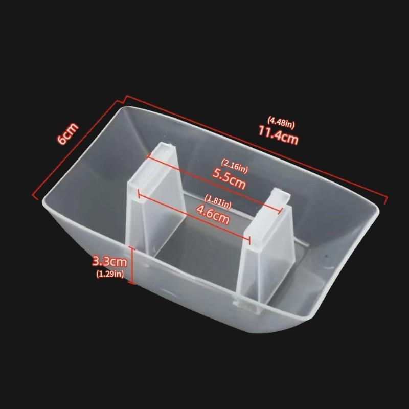 10PCS Leakproof Kitchen Range Hood Oil Cup Replacement Set Easy Mounting Heat Resistant Plastic Texture for Repairing