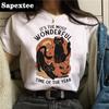 T-shirts Sweet Women Fashion Salem Print Aesthetic Clothes Graphic Unisex Tshirt Top Cartoon Lady Casual FeUnisex Tee Clothing Women