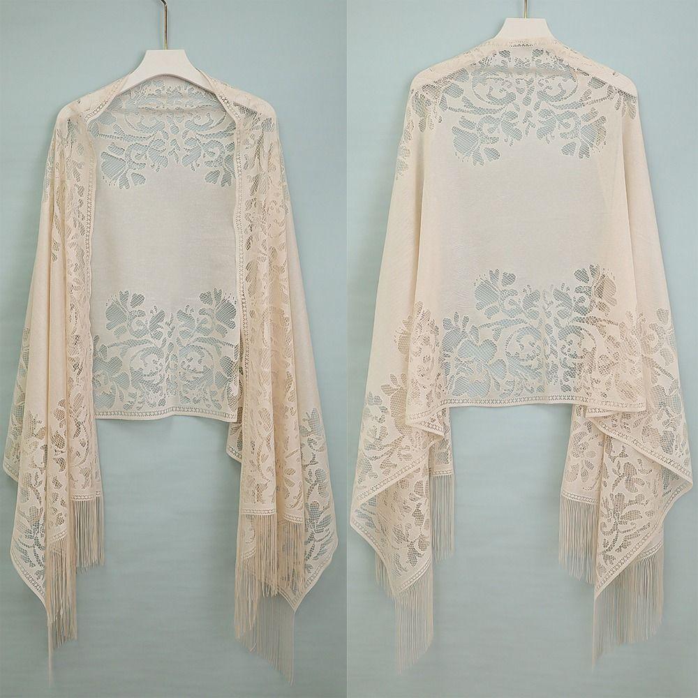 Multicolored Women Shawl With Tassel Wedding Bridal Shawl Wedding Accessories Fashion Scarf  Women
