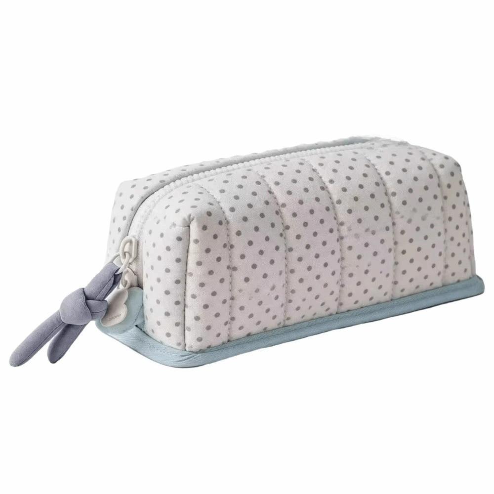 Dot Pattern Pencil Box Large Capacity Stationery Bag Creative Creative Pencil Case For Students