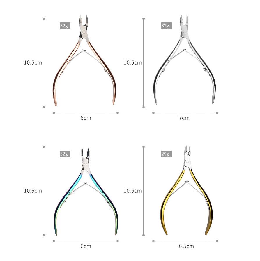 Stainless Steel Nail Cuticle Scissors Manicure Nipper Clipper Dead Skin Remover Cutter Tweezer Pedicure Trim Eagle Beak Pliers
