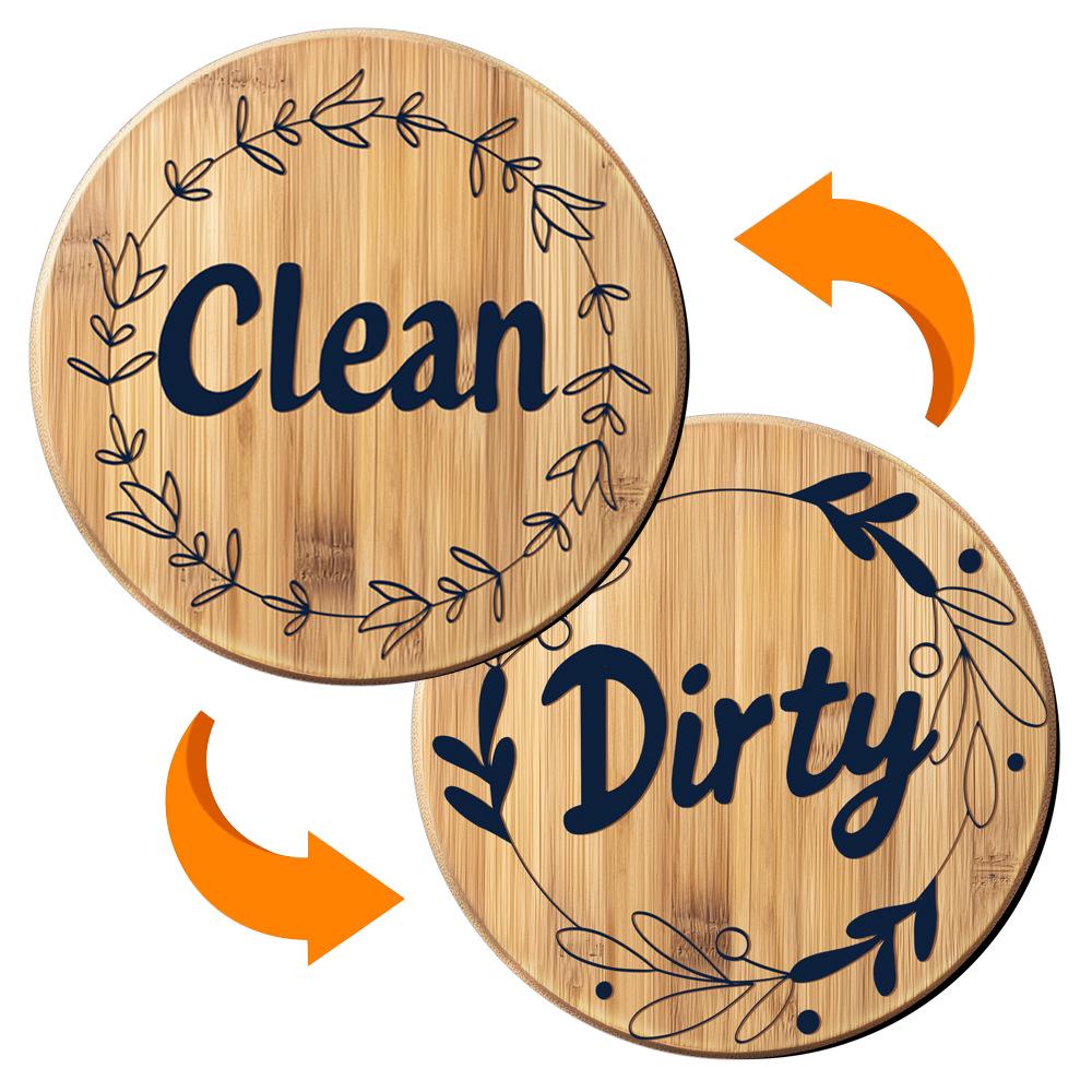 Double-Sided Magnetic Dishwasher & Refrigerator Decoration Stickers
