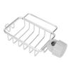 Kitchen Faucet Storage Rack Faucet Sponge Holder Hanging Drain Rack with Towel Shelf for Kitchen Sink
