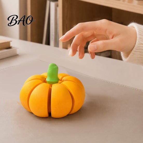 Office Relaxation Fidget Toy 3D Printed Pumpkin Clicker, Stress Relief Clicky Toy, Finger Clicker Mini Halloween Thanksgiving Harvest Holiday