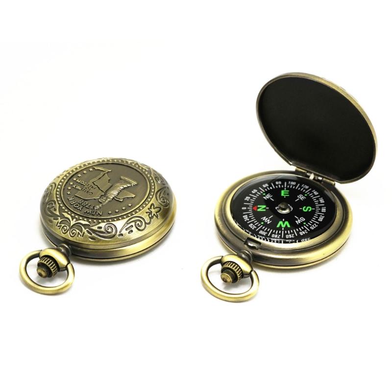 Antique Look Compasses Durability Zincs Alloys Compasses Camping Compasses for Camping Hunting