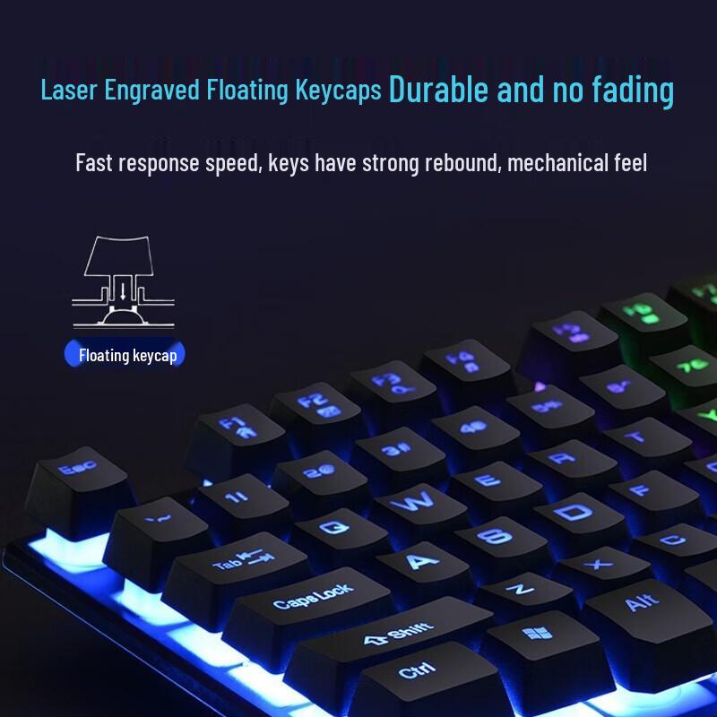 Qianxingzhe GX50 87-Key Wired Gaming Keyboard