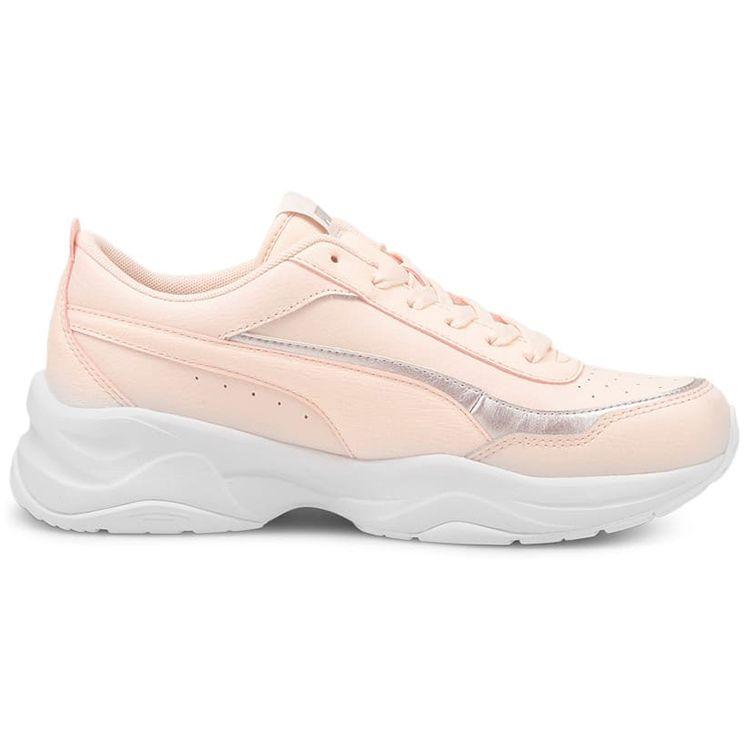 Puma Cilia Mode Synthetic Leather Casual Colorful Low-Top Lifestyle Shoes Women sneaker Pink White 375732-03