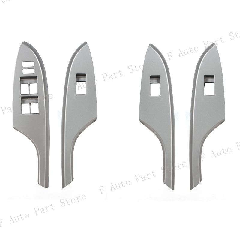 4PCS LHD Window Lift Switch Button TrimCover Frame Panel For Toyota Corolla 2007 2008 2009 2010 2011 2012 2013