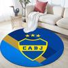 Club Atletico Boca Juniors3 Round Area Rug,Carpet Rug for Living Room Bedroom Sofa Playroom Decor,Non-slip Floor Mat