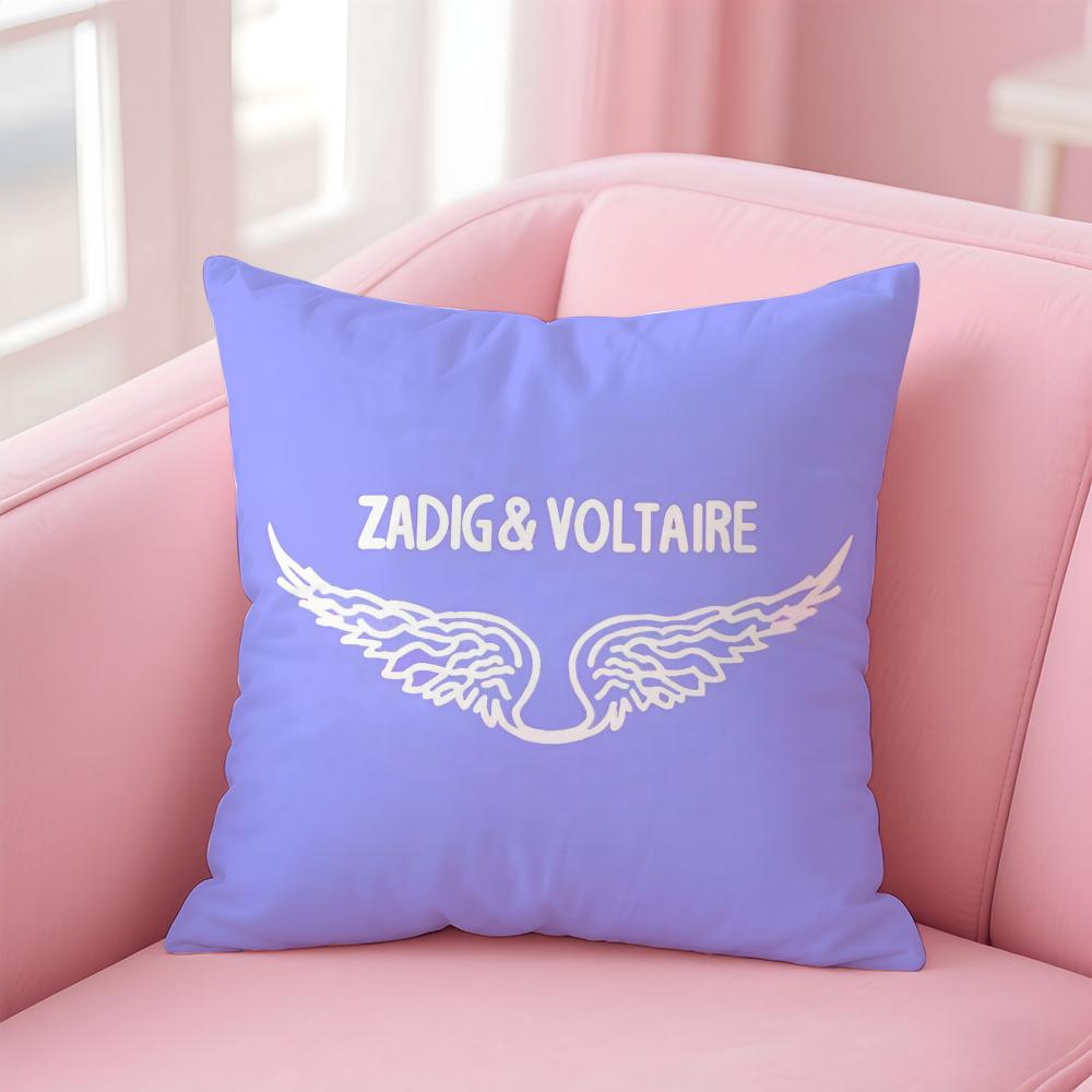 

Fashion Z-zadig and V-voltaire Pillow Case pattern printing pillowcase living room sofa cushion cover bedroom room decor 16x16Inch