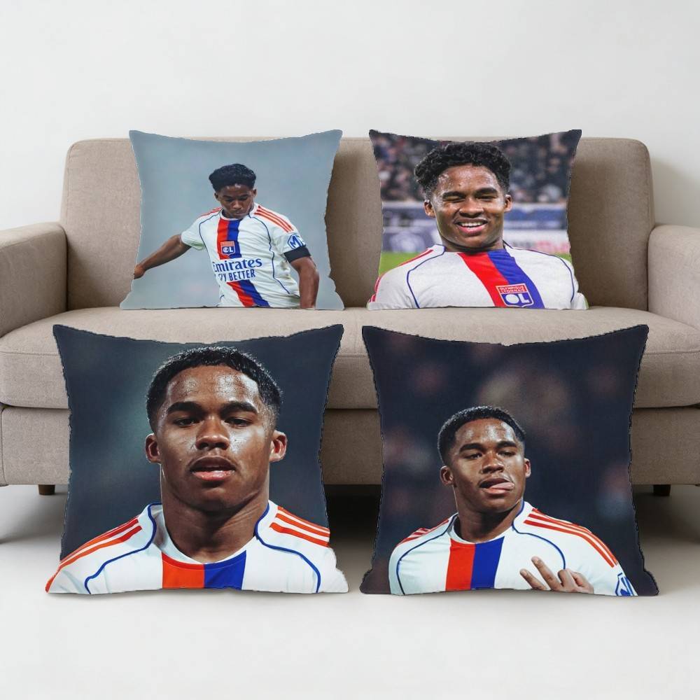 Endrick Footballers Pillow Case Sofa Living Room Bedroom Headboard Backrest Cushion Square Cushion Nap Time