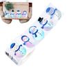 500 Stickers/roll Christmas Snowman Laser Waterproof Label Stickers, Holiday Gift Packaging Decorative Stickers