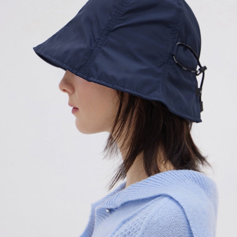 

VARZAR VARZAR Лейбл Веревочная Панама Ведро Темно-синий FREE