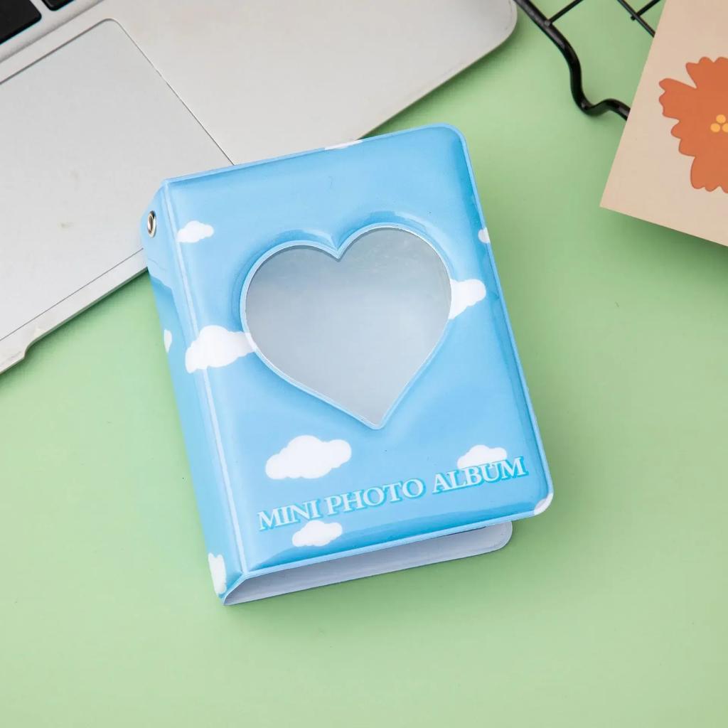 40 Pockets Butterfly Love Hollow 3 Inch Card Binder Photo Album Name Book Photocard ID Holder