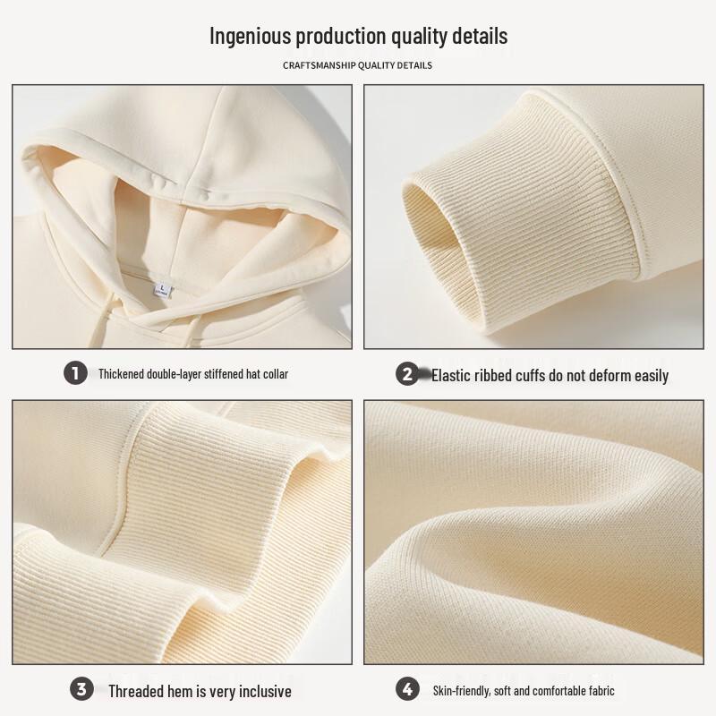 JEANSWEST LIFE Unisex Heavyweight Hooded Sweatshirt