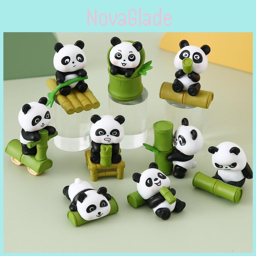 Panda Figure Collectible Pvc Toy With Sensory Development For Kids And Adults
