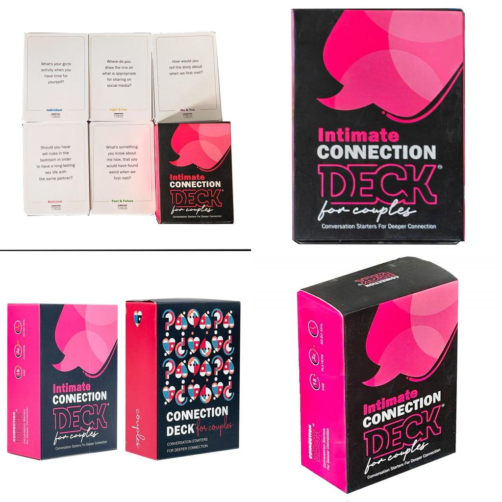 Jeu de Cartes Connexion Intime Cartes de Conversation Romantique Pour Renforcer les Liens des Couples