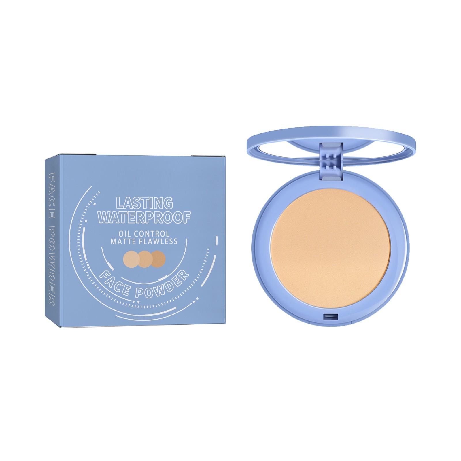 

Пудра для лица с контролем жирности, гладкая пудра для макияжа, водостойкая стойкая финишная пудра One Size