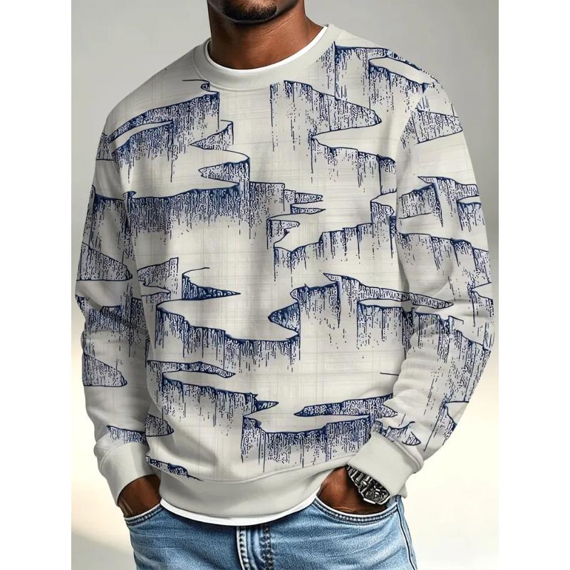 Felpe con cappuccio e felpe da uomo stampate in 3D per autunno e inverno (Uomo)