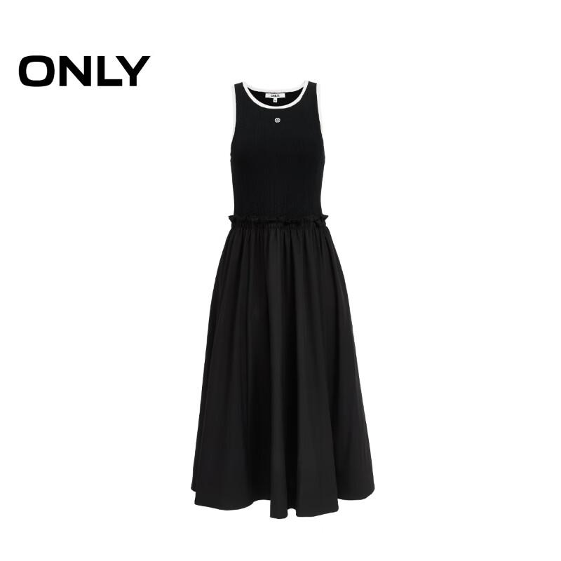 ONLY Women's Color-block Knit Sleeveless Maxi Dress