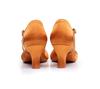 Women's Professional Latin Dance Shoes with Soft Sole and Mid/High Heel - New Style for Competitions and Exams
