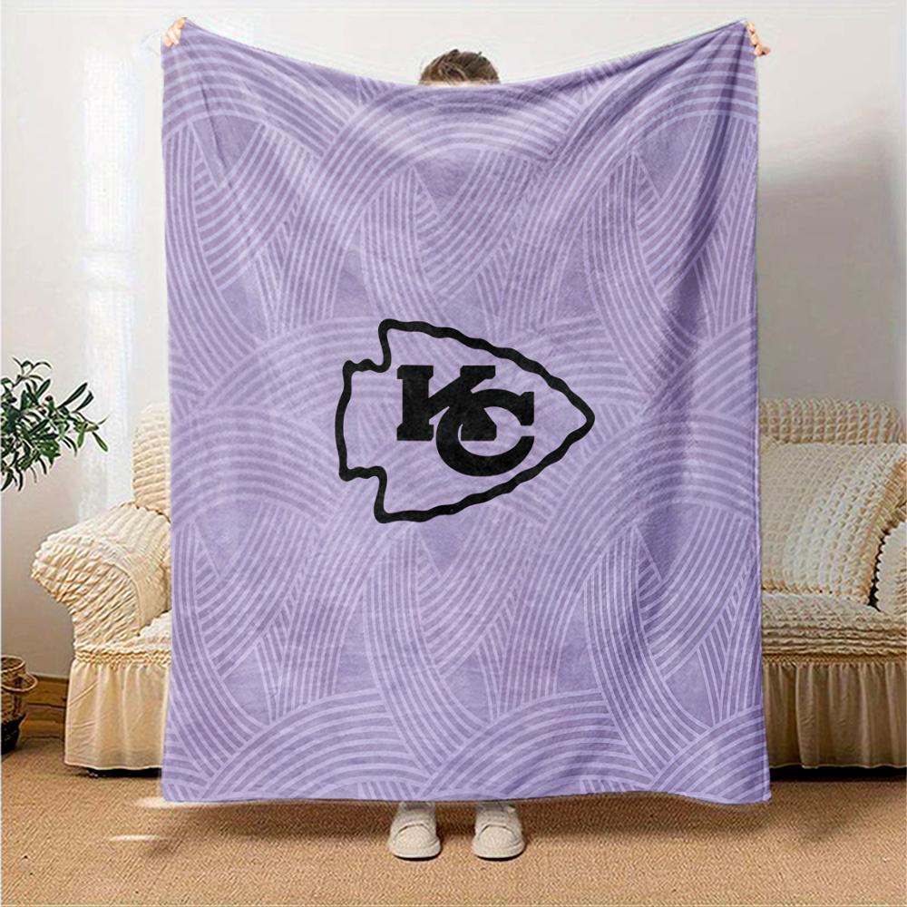 Kansas City Chiefs Flannel Blanket, High quality Comfortable for All Seasons, Home Decor, Warmth and Comfort