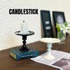 Miniature Candlestick Dessert Cake Stand For Dollhouses Accessories Alloy Construction Kids Role Play