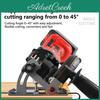 1 Angle Grinder Set Bracket 45 Degree Bevel Cut Depth Adjustable Angle Grinder Modification Bracket Home Use