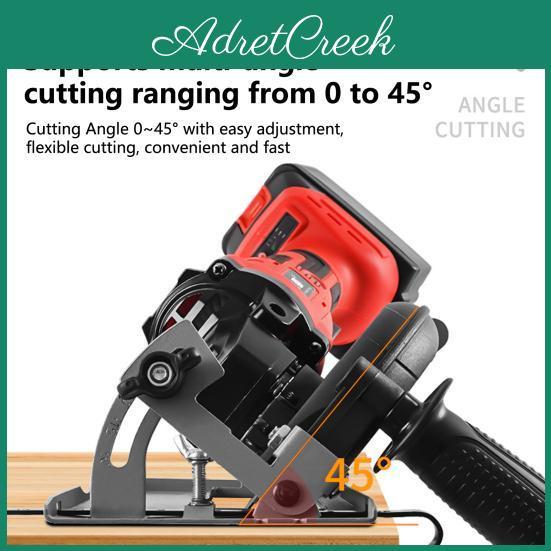 1 Angle Grinder Set Bracket 45 Degree Bevel Cut Depth Adjustable Angle Grinder Modification Bracket Home Use