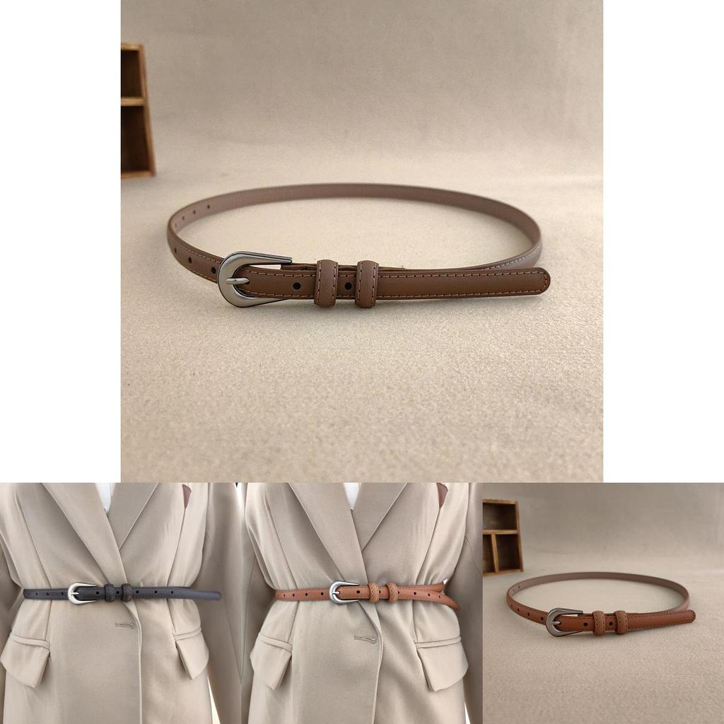 Doublesided Leather Waist Belt For Women With Alloy Clasp For Casual And Formal Outfits