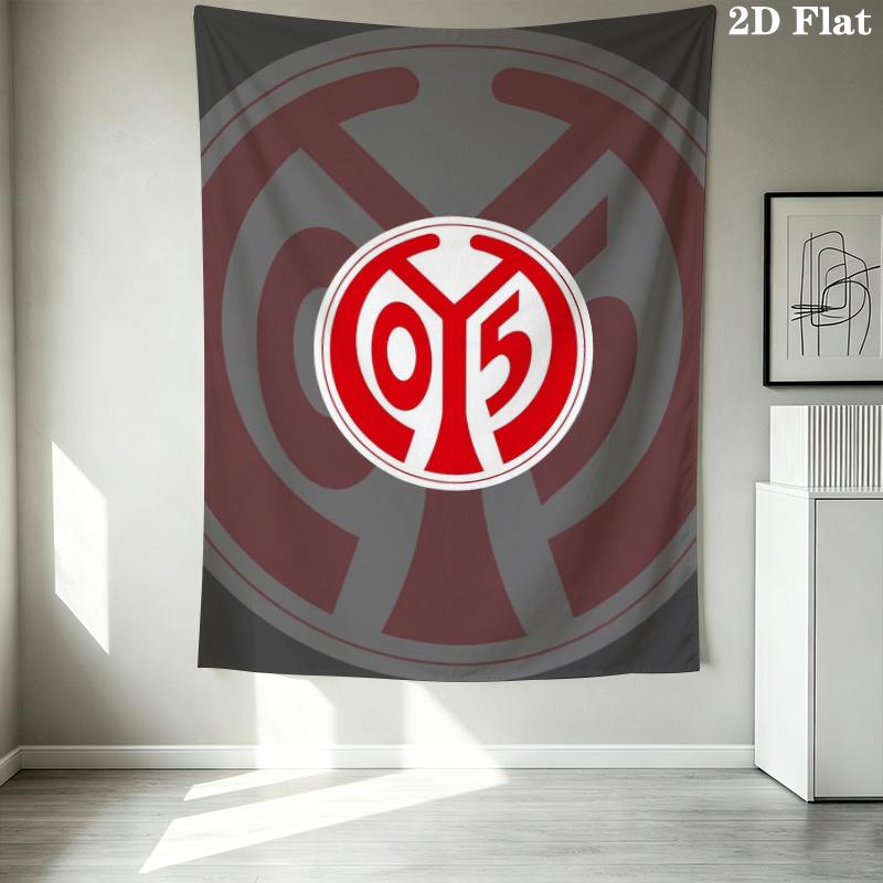FSV Mainz 05 Wall Tapestry Aesthetic Wall Hanging Printed Fabric Blanket Decorative Tapestries for Bedroom Living Room Home Decor