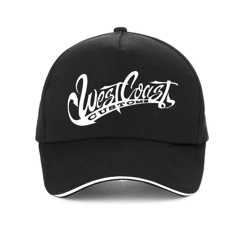 West Coast Tide Card Cartoon Cap Skull Motorcycle100% Cotton Baseball Cap Summer West Coast Customs Unisex Women Snapback Hat