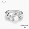 Kenjie INS Irregular Alloy Personality Ring for Women - European and American Open Design, Autumn/Winter Collection.