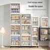 Large Capacity Floor-Standing Dustproof Gap Storage Cabinet for Bathroom
