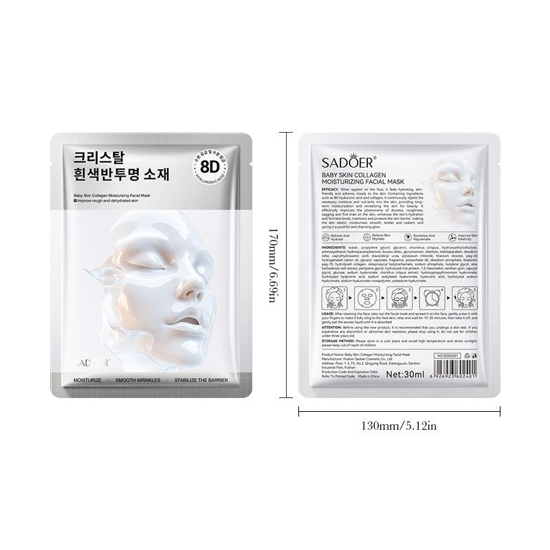 3PCS Collagen Rejuvenation Mask 30ml Brightening Moisturizing Moisturizing Mask Skin Care Products