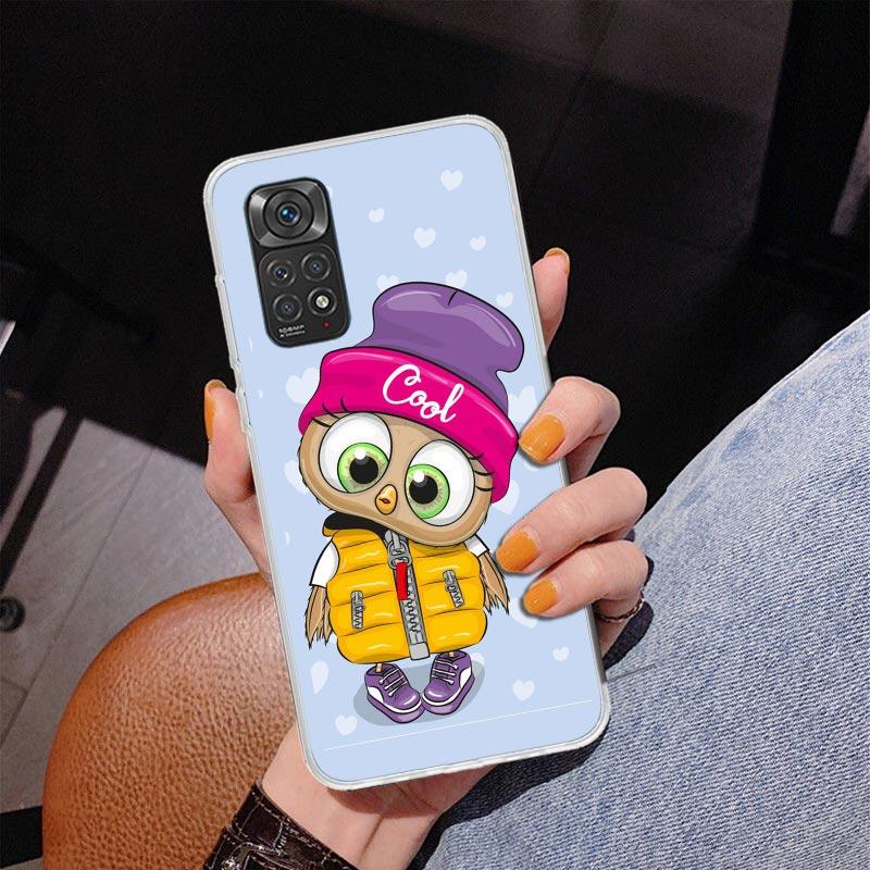 

Cartoon Cute Owl LoveLy Phnoe Case for Phnoe Case for Xiaomi Redmi Note 15 14 14S 13 Pro Plus 12 12S 11S 11E 10S 10 11T 5G Uniqu Redmi Note 14 Pro 4G