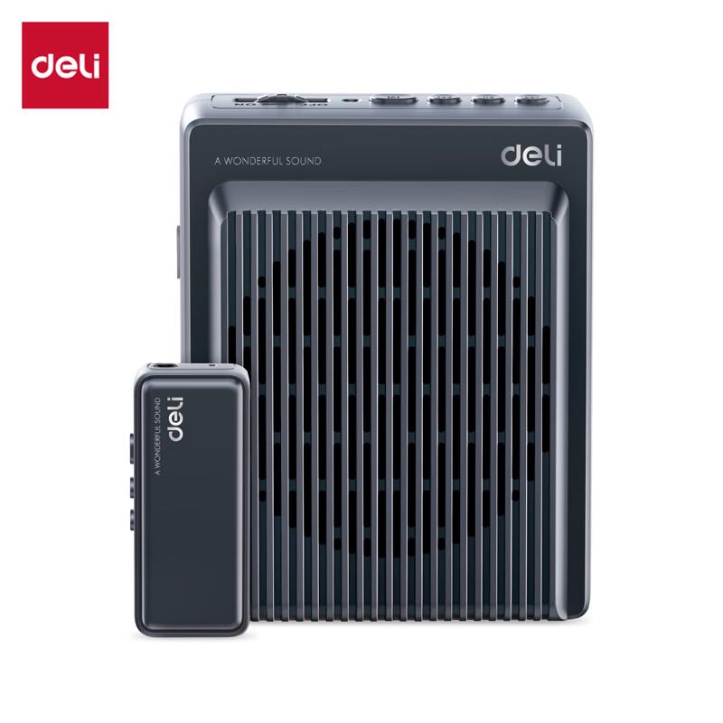 

Deli LT921 Portable Voice Amplifier with Headset Mic CN plug (adapter included)