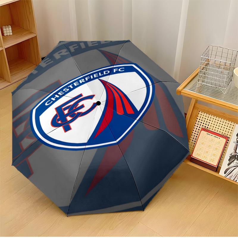Chesterfield F.C Printed umbrella lightweight for travel camping and leisure a musthave for family holidays and birthday gifts