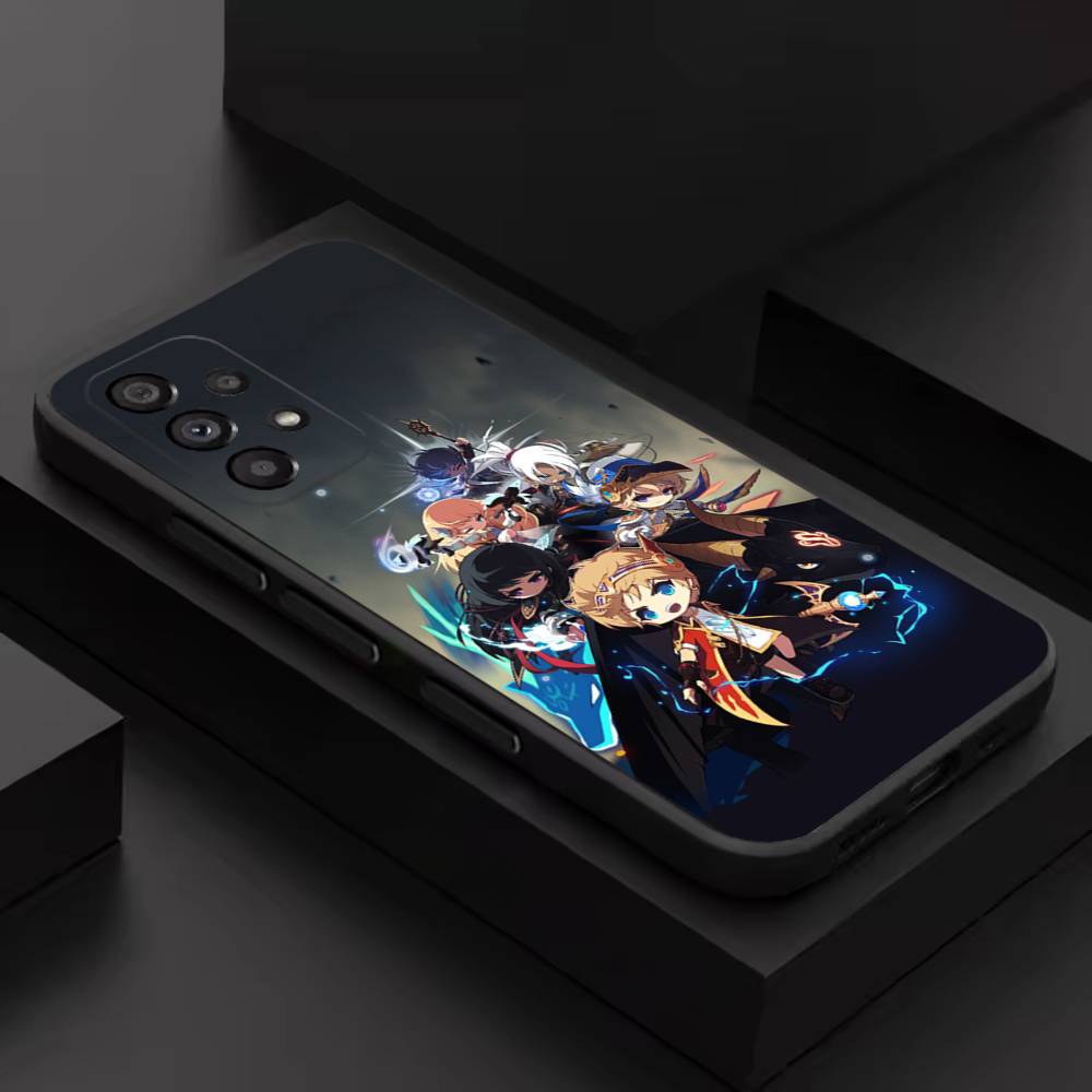 

Cute M-Maplestory Game Phone Case For Samsung S 9,10,21,30,22,23,24,25,26,Ultra,Plus,Lite,FE,4,5G Black Soft Precise SamsungS25PLUS