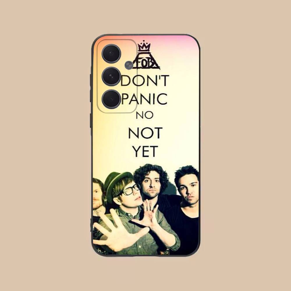 F-Fall O-Out Boy Phone Case For Samsung S25,24,21,22,23,20,S30,Ultra,Plus,Fe,Lite,Note,5G Black Soft
