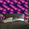 Watercolor Galaxy Purple and Indigo Wallpaper for Living Room and Bedroom 50x1000