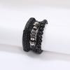 Leather Bracelet Diy Braided Bracelet Four-piece  Bracelet Joker Bracelet Women's