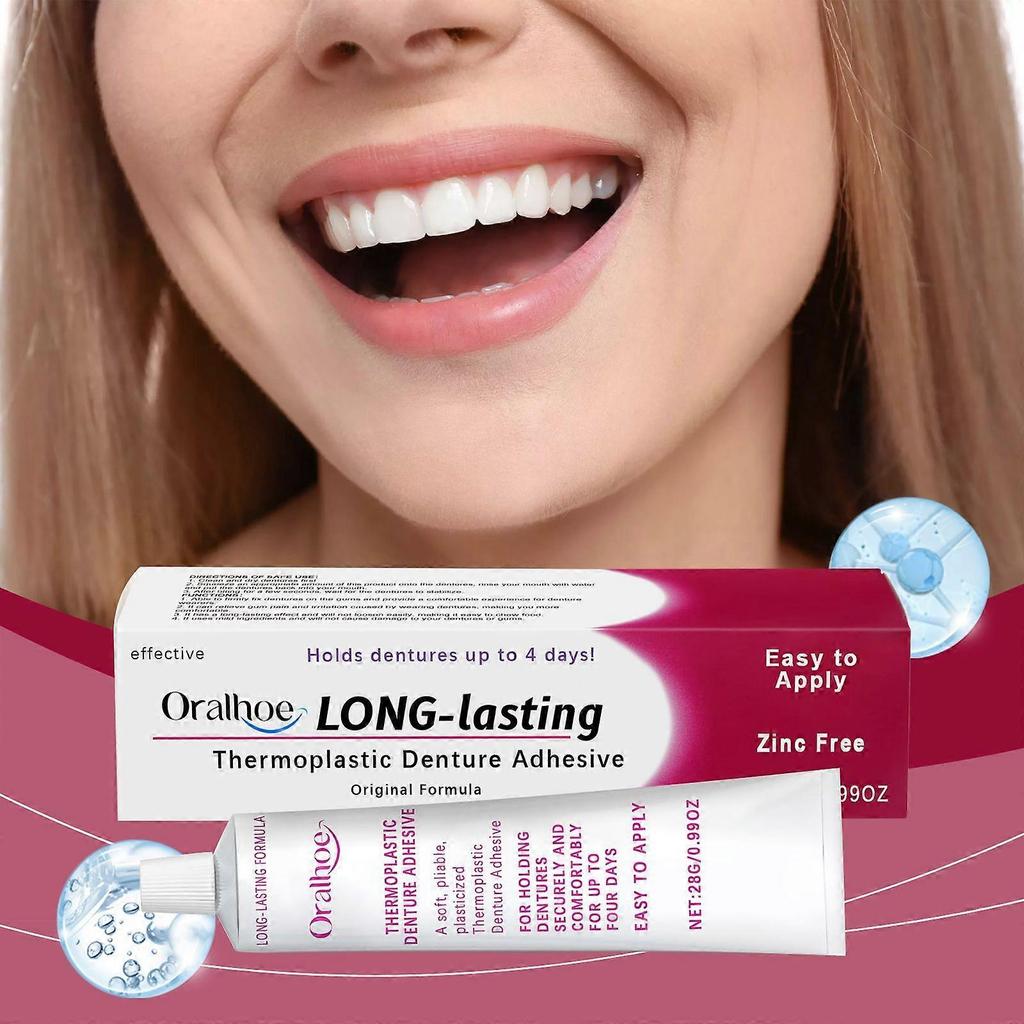 Oralhoe Denture Adhesive Fixes Dentures, Improves Comfort, And Enhances Denture Fit
