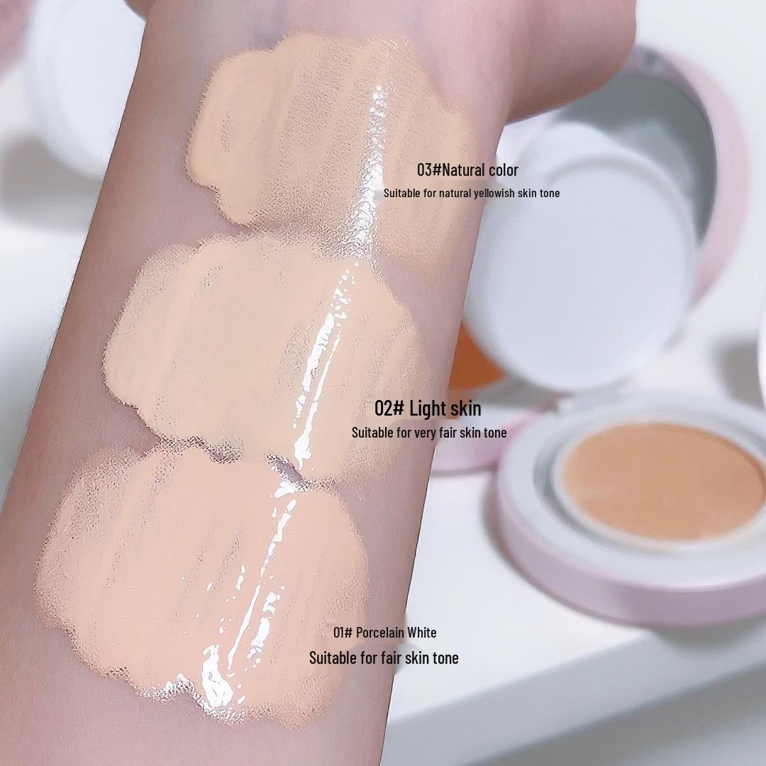 

Cappuvini Matte Long-Lasting Moisturizing Cushion Foundation—Creamy, Skin-Brightening, Affordable Beauty.