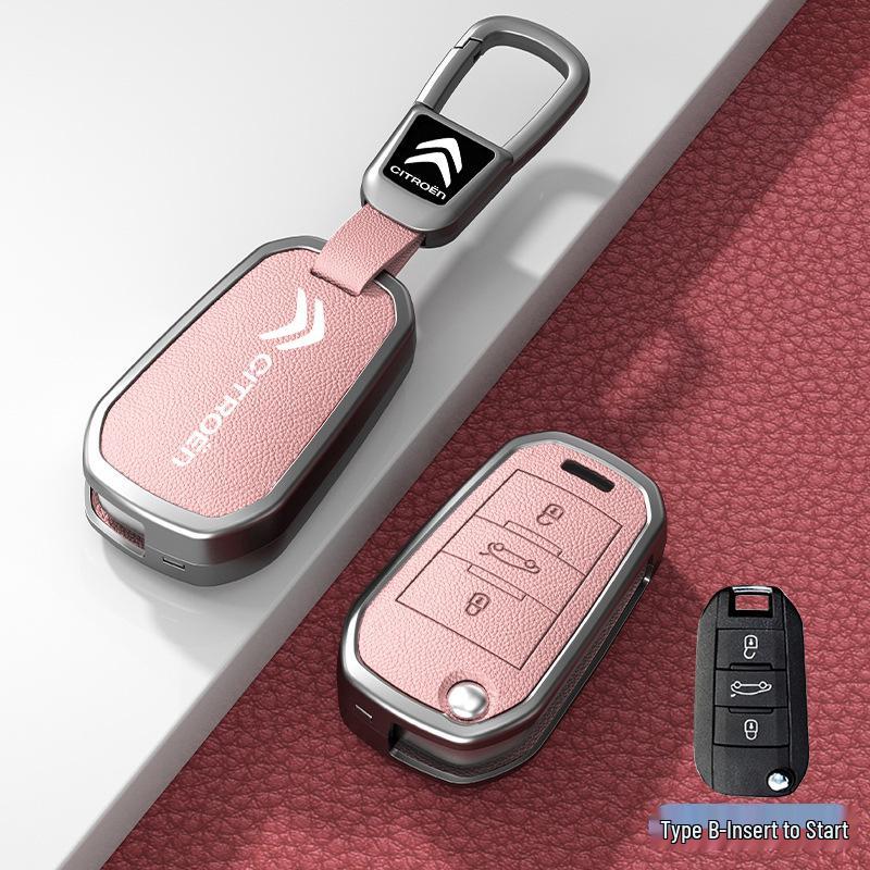 Car Key Cover & Buckle for Citroen C3XR, C4L, Tianyi, C5, C4 Sega, Elysee, C6 Models