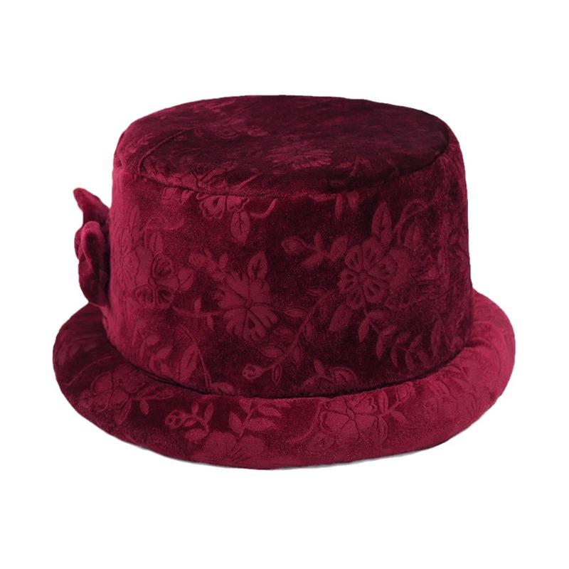 Fleece Warm Winter Hat Golden Velvet Old Lady Sponge Ring Basin Hat Female Old Lady Thickened Hat
