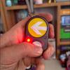 Australischer Gehweg Ampelknopf Schlüsselanhänger Soundzubehör Handheld Drücken zum Abspielen von Geräusch Schlüsselanhänger Lustiges Erinnerungsgeschenk